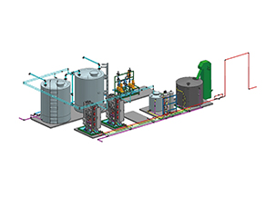 Sodium hypochlorite generation system